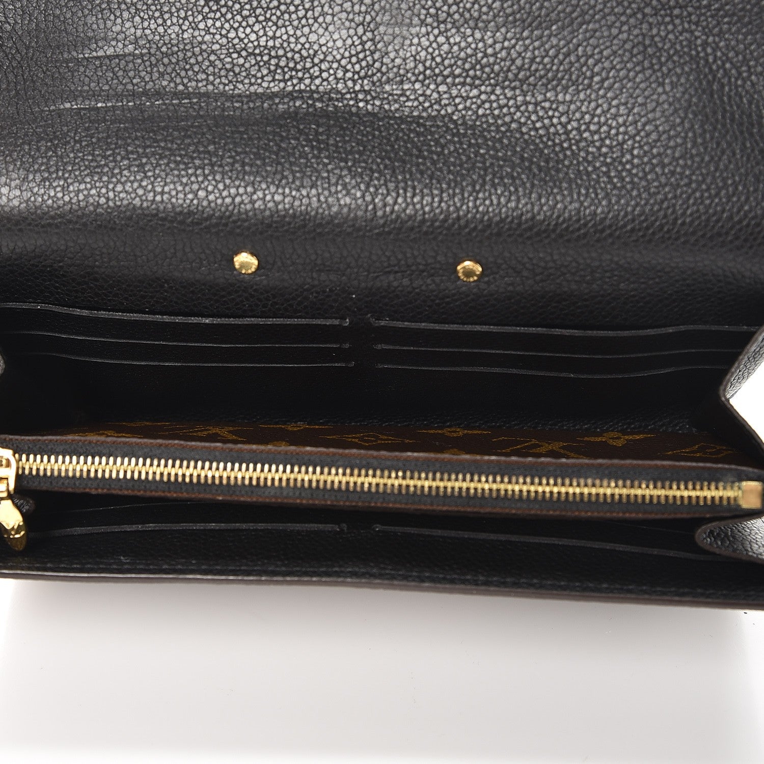 Louis Vuitton Monogram Pallas Wallet Black 6 of 7