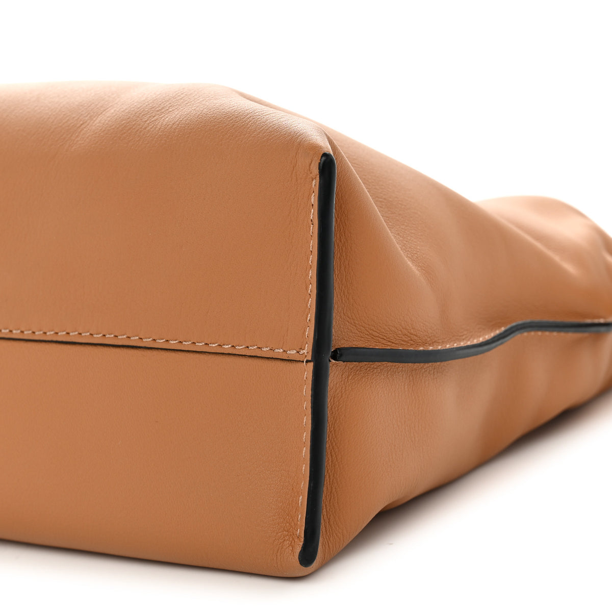 Nappa Medium Flamenco Knot Bag Warm Desert