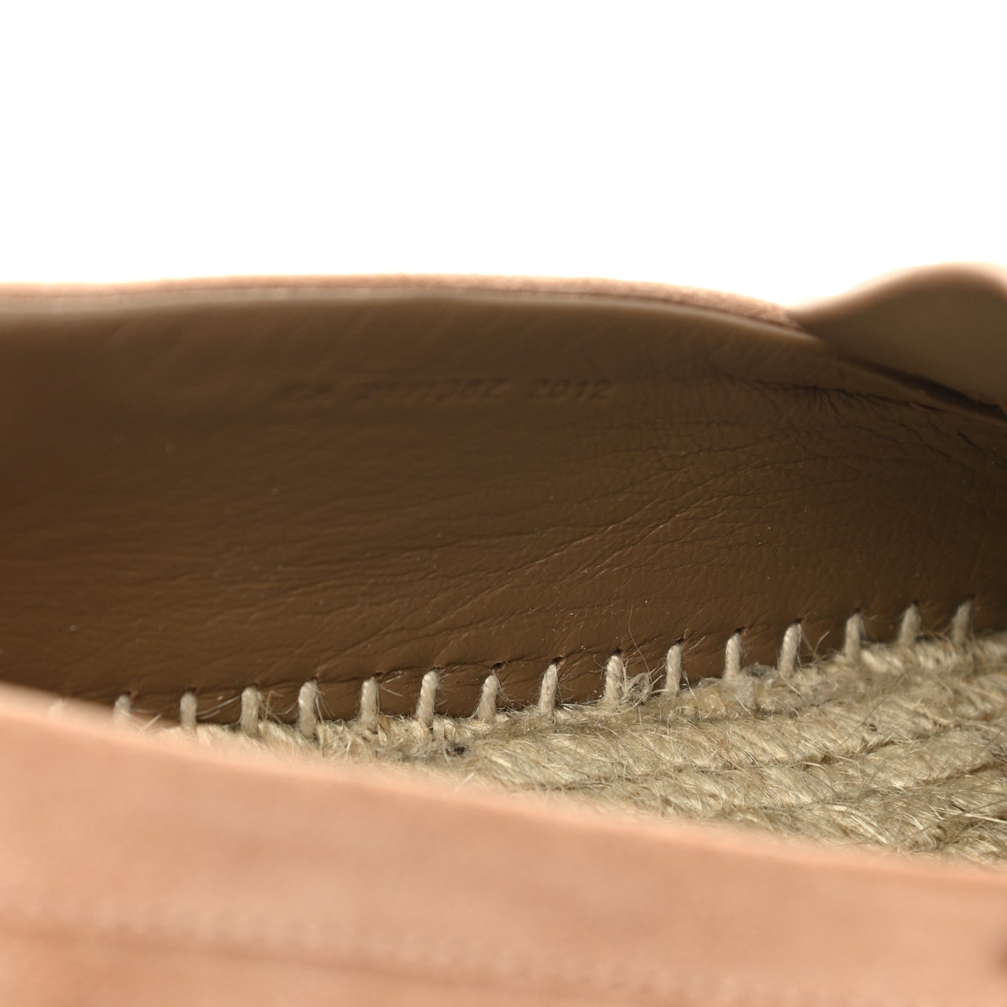 Suede Calfskin Womens Trip Espadrilles 37