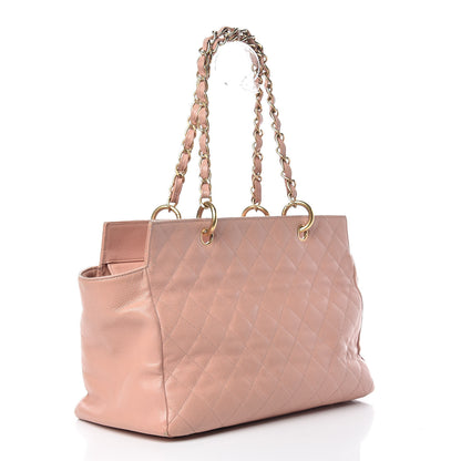 Chanel Caviar Quilted Grand Timeless Tote GTT Pink 3 of 27