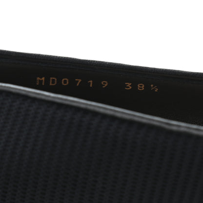 Christian Dior Technical Fabric Pointed Toe Flats 38.5 Black 7 of 8