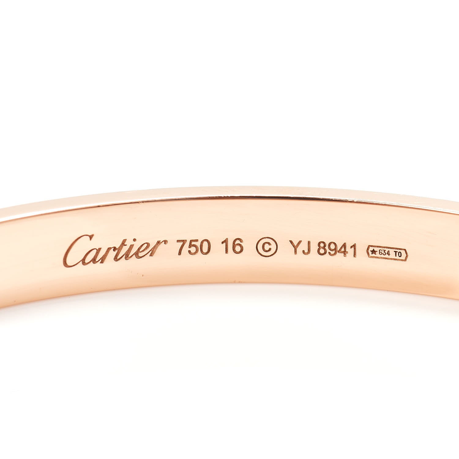 Cartier 18K Pink Gold LOVE Bracelet 16 4 of 4