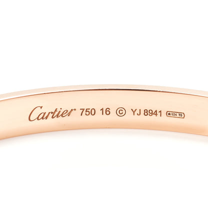 Cartier 18K Pink Gold LOVE Bracelet 16 4 of 4
