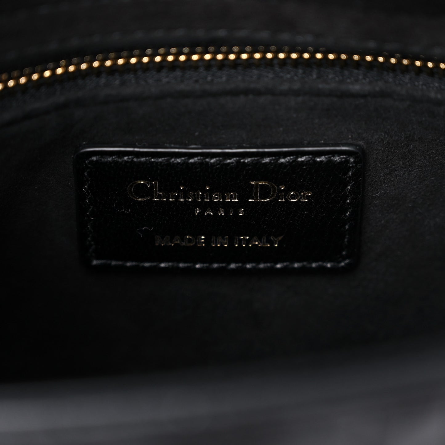 Lambskin Cannage Small My ABCDior Lady Dior Black