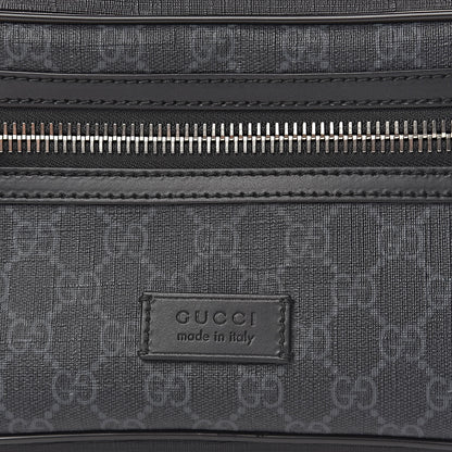 Gucci Soft GG Supreme Monogram Web Belt Bag Black Grey 8 of 10