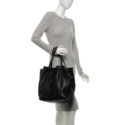 Celine Soft Grained Calfskin Medium Cabas Phantom Black 2 of 6