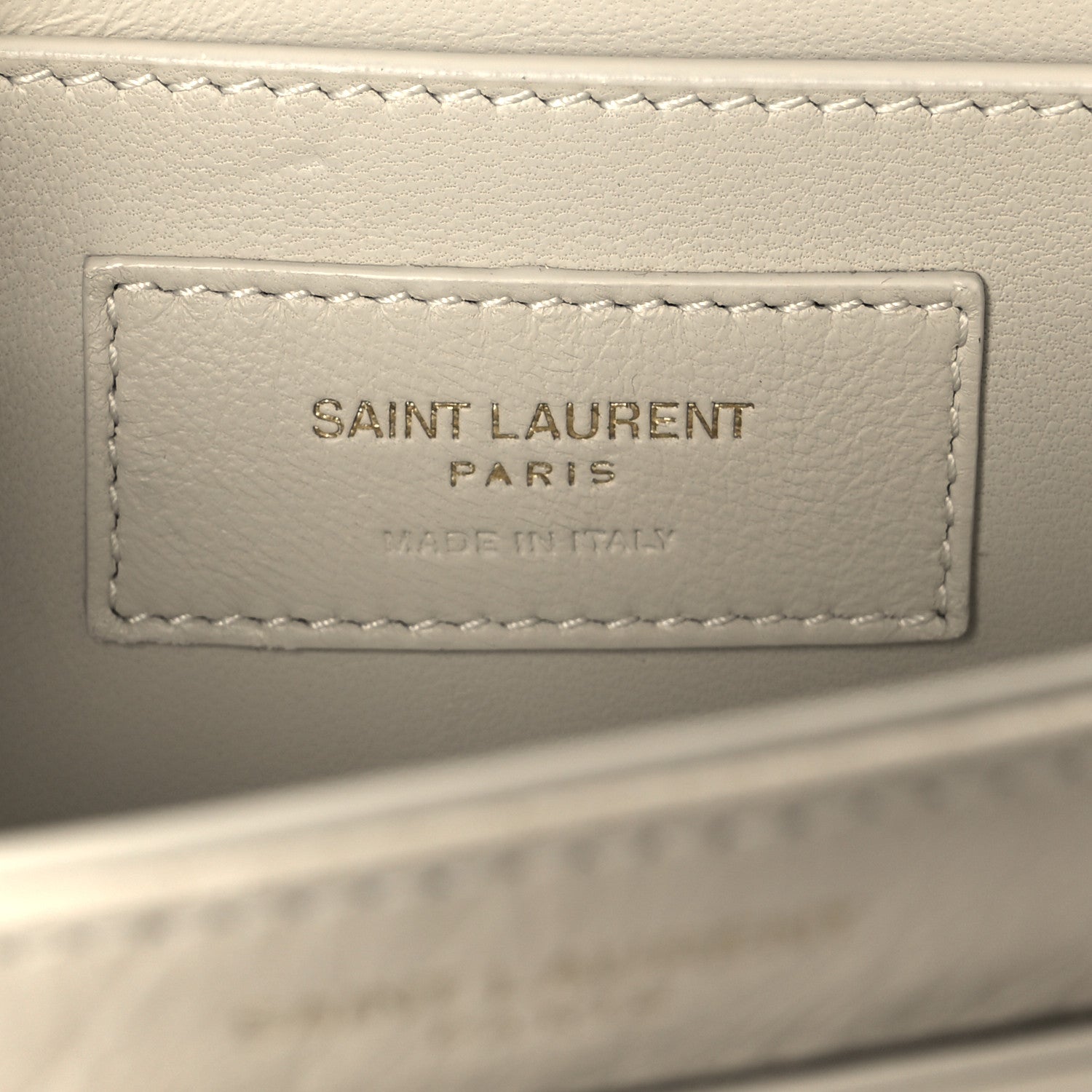 Saint Laurent Ostrich Small Solferino Satchel Crema Soft 6 of 11