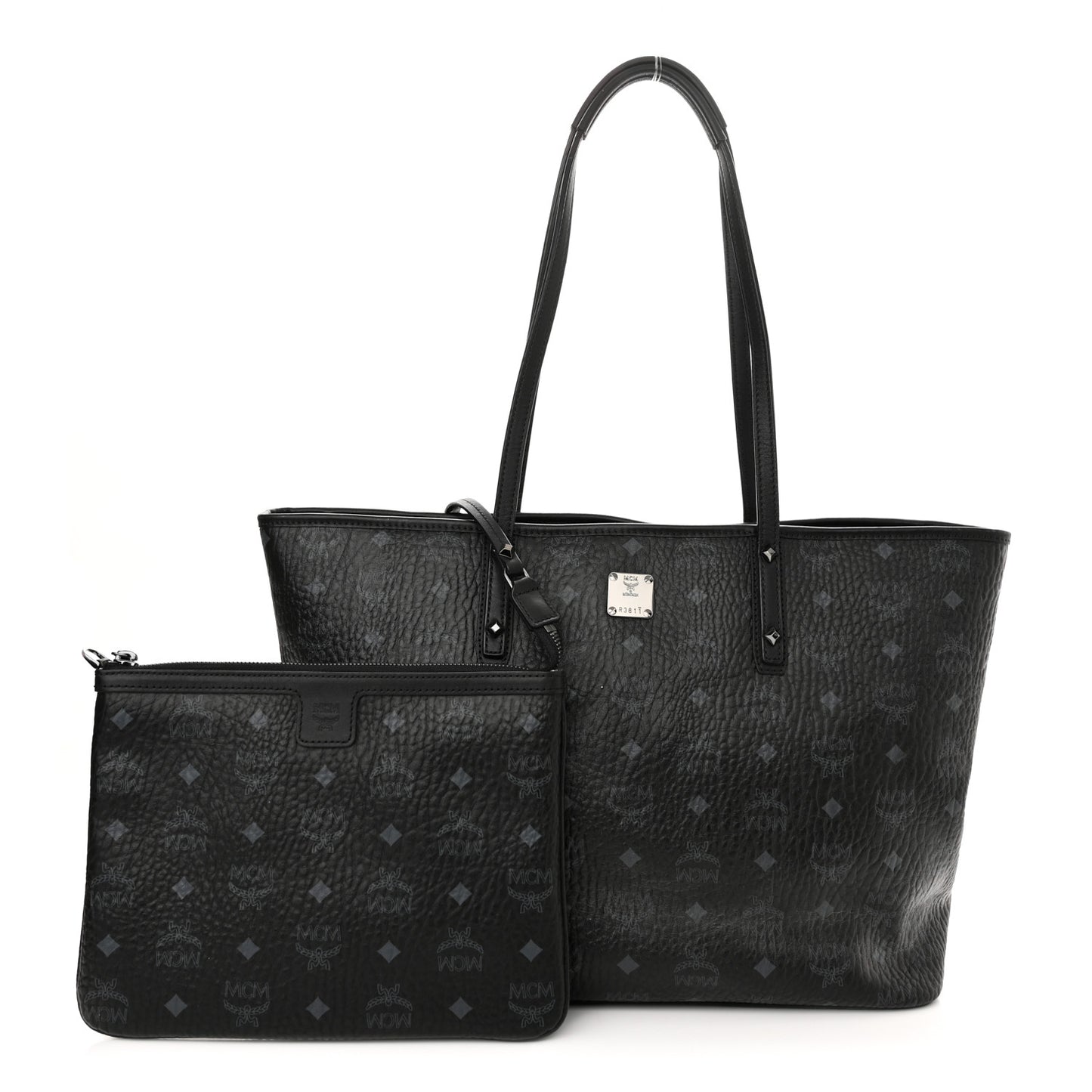 Visetos Medium Anya Shopper Tote Black