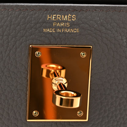 Hermes Togo Kelly Retourne 28 Etain 6 of 10