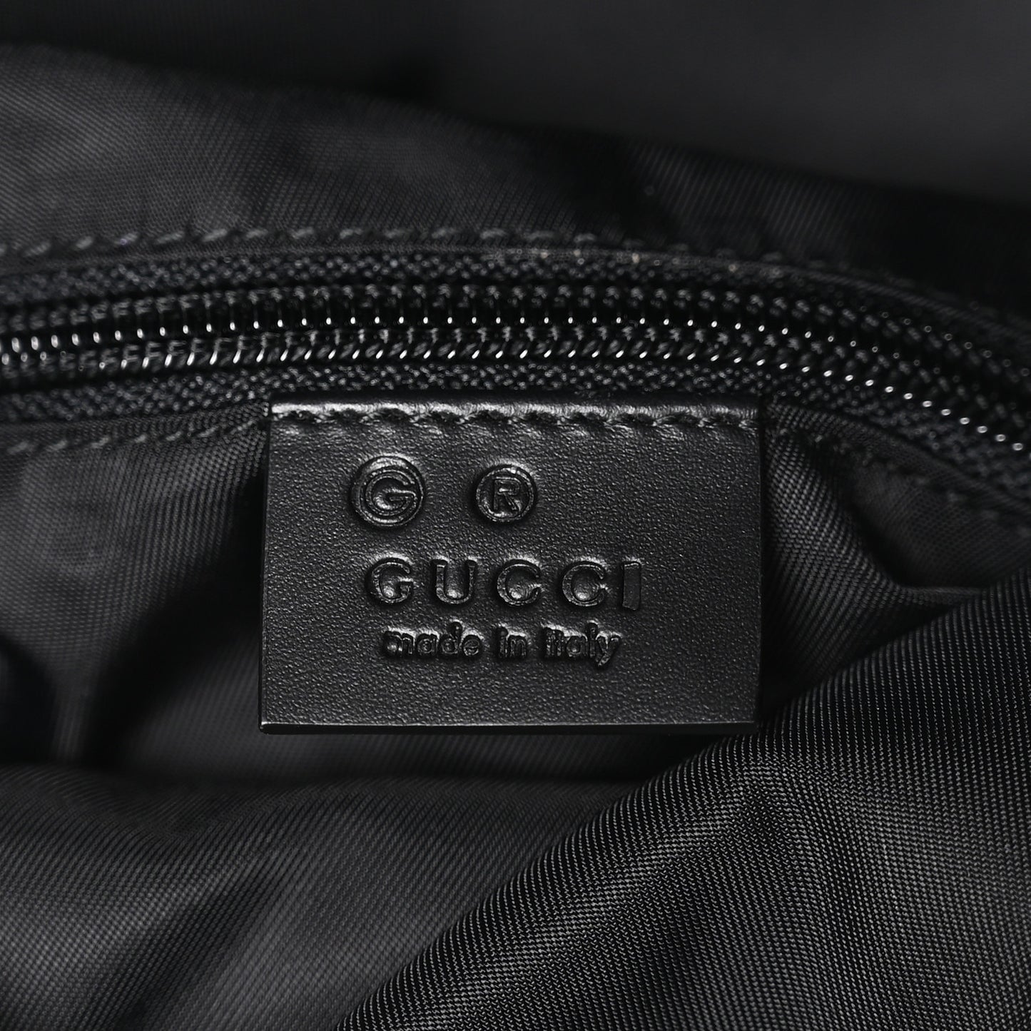 Techno Canvas Web Single Buckle Backpack Black