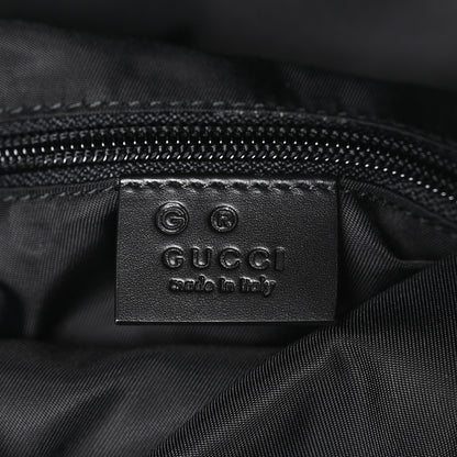 Gucci Techno Canvas Web Single Buckle Backpack Black 6 of 11