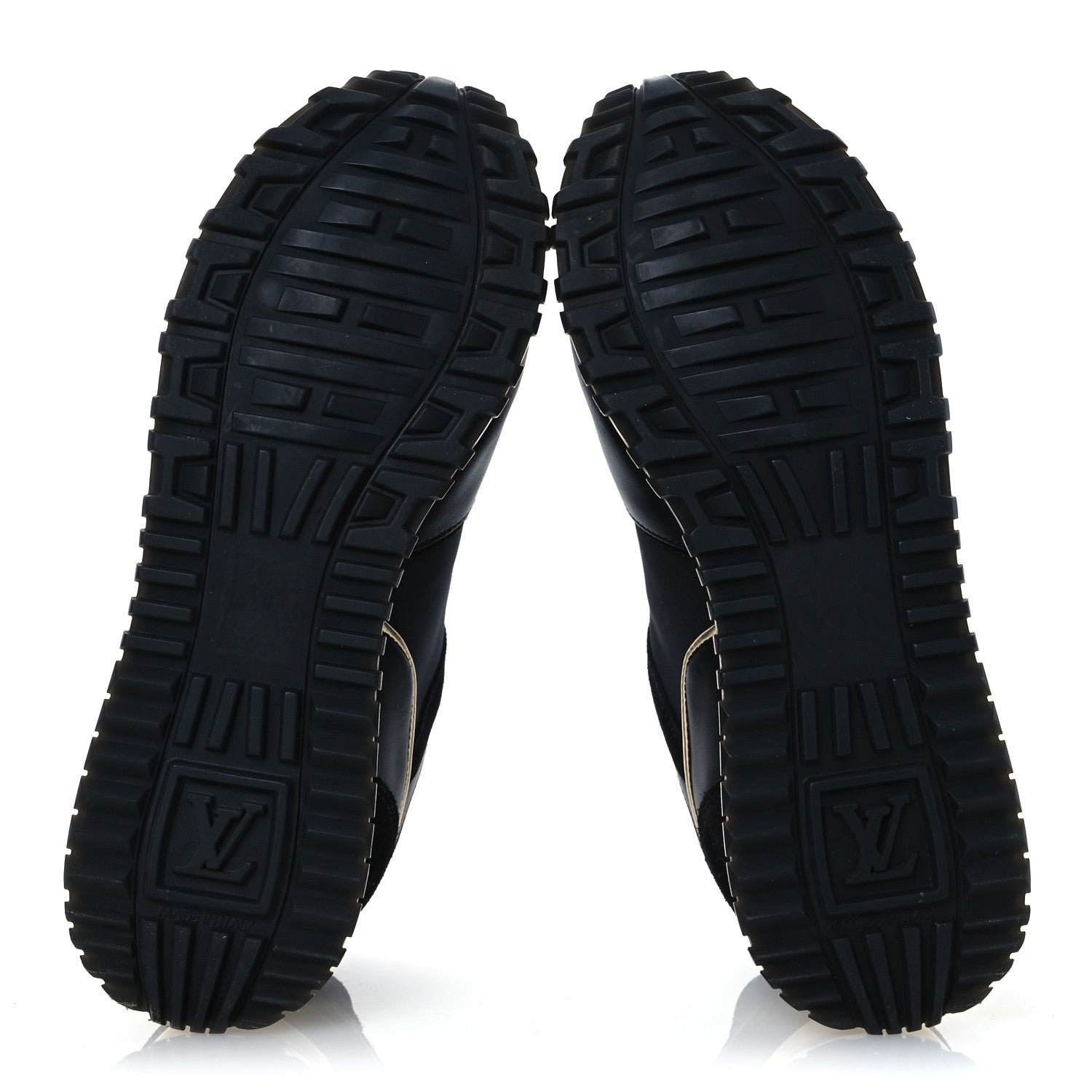 Louis Vuitton Suede Monogram Run Away Sneakers 36.5 Black 7 of 10