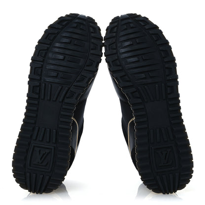 Louis Vuitton Suede Monogram Run Away Sneakers 36.5 Black 7 of 10