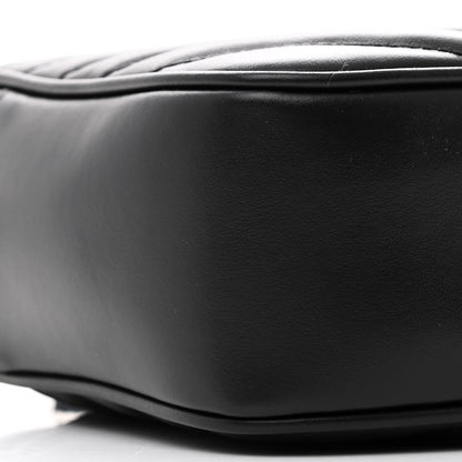Saint Laurent Calfskin Matelasse Monogram Lou Camera Bag Black 9 of 11