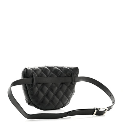 Chanel Calfskin Quilted Waist Belt Bag Black 3 of 13