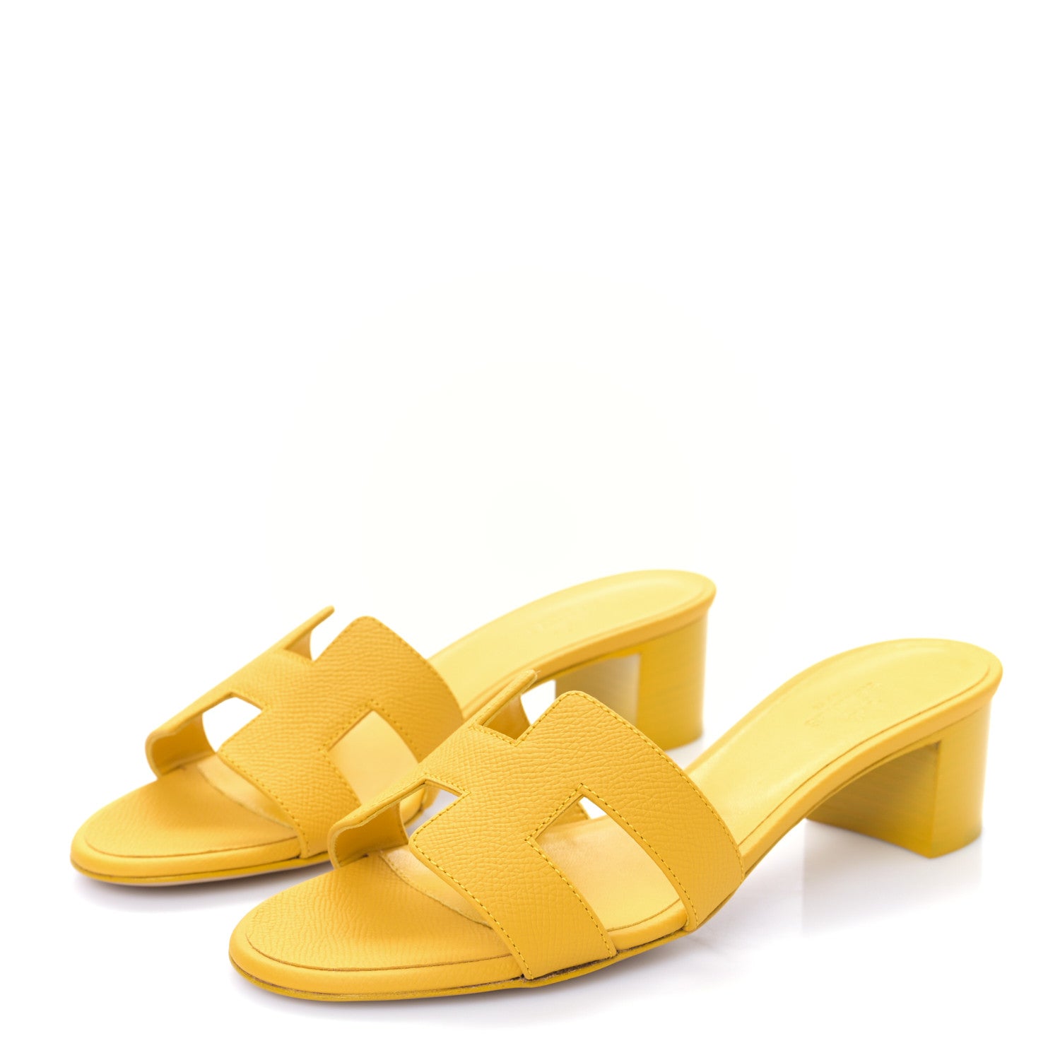 Hermes Epsom Oasis Sandals 37 Bouton D'Or 3 of 8