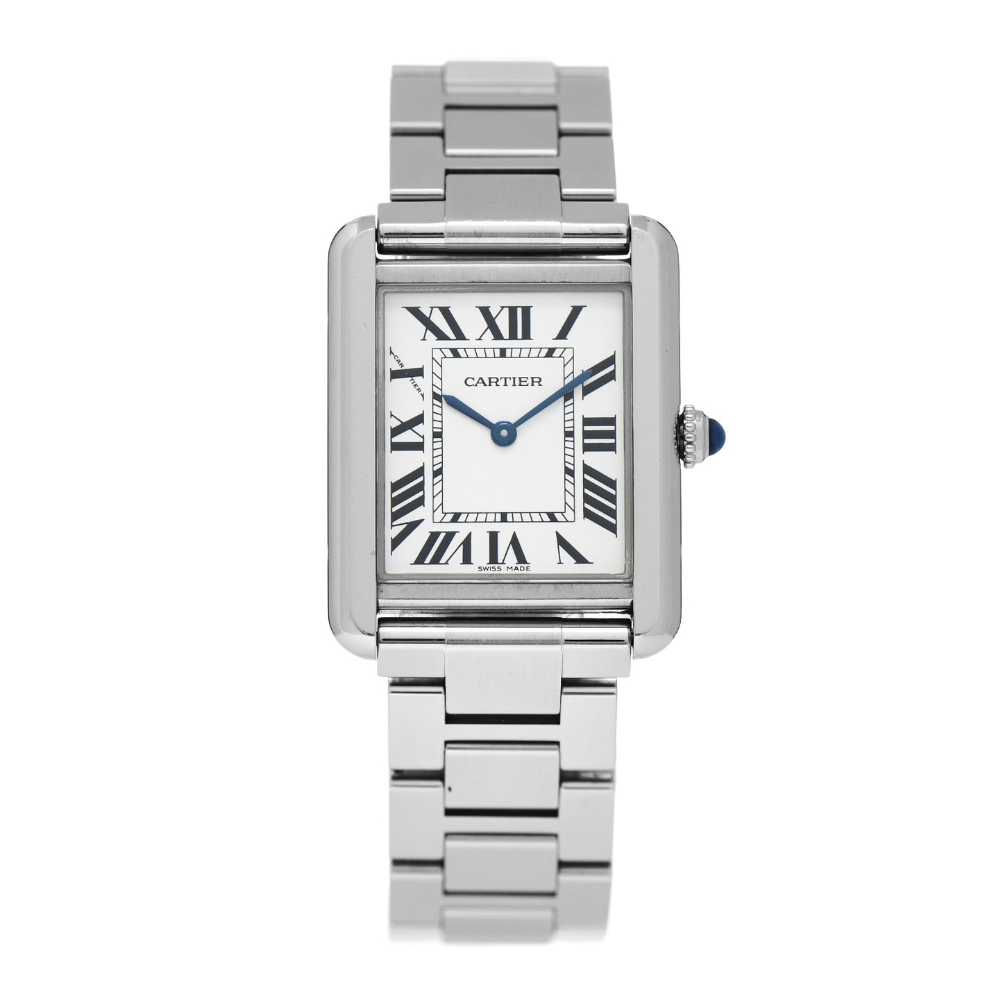 Stainless Steel 24mm Tank Solo Quartz Watch