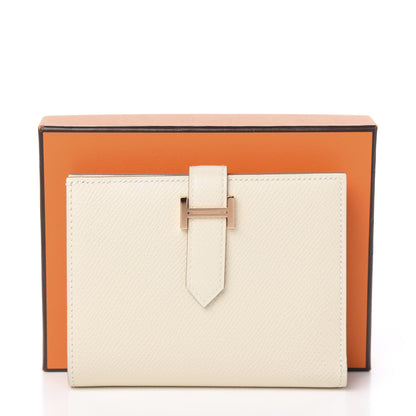 Hermes Epsom Bearn Compact Wallet Craie 6 of 6