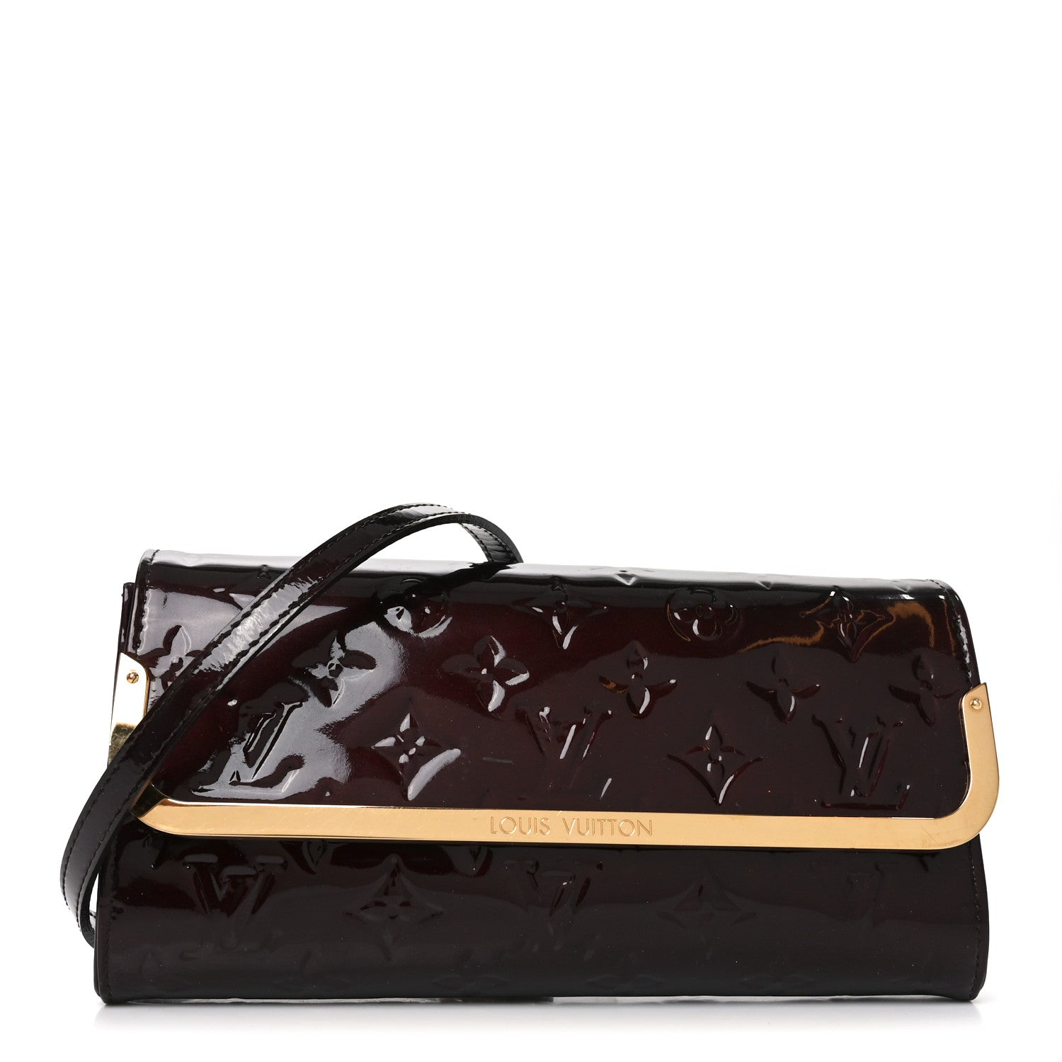 Louis Vuitton Vernis Rossmore MM Amarante 1 of 9