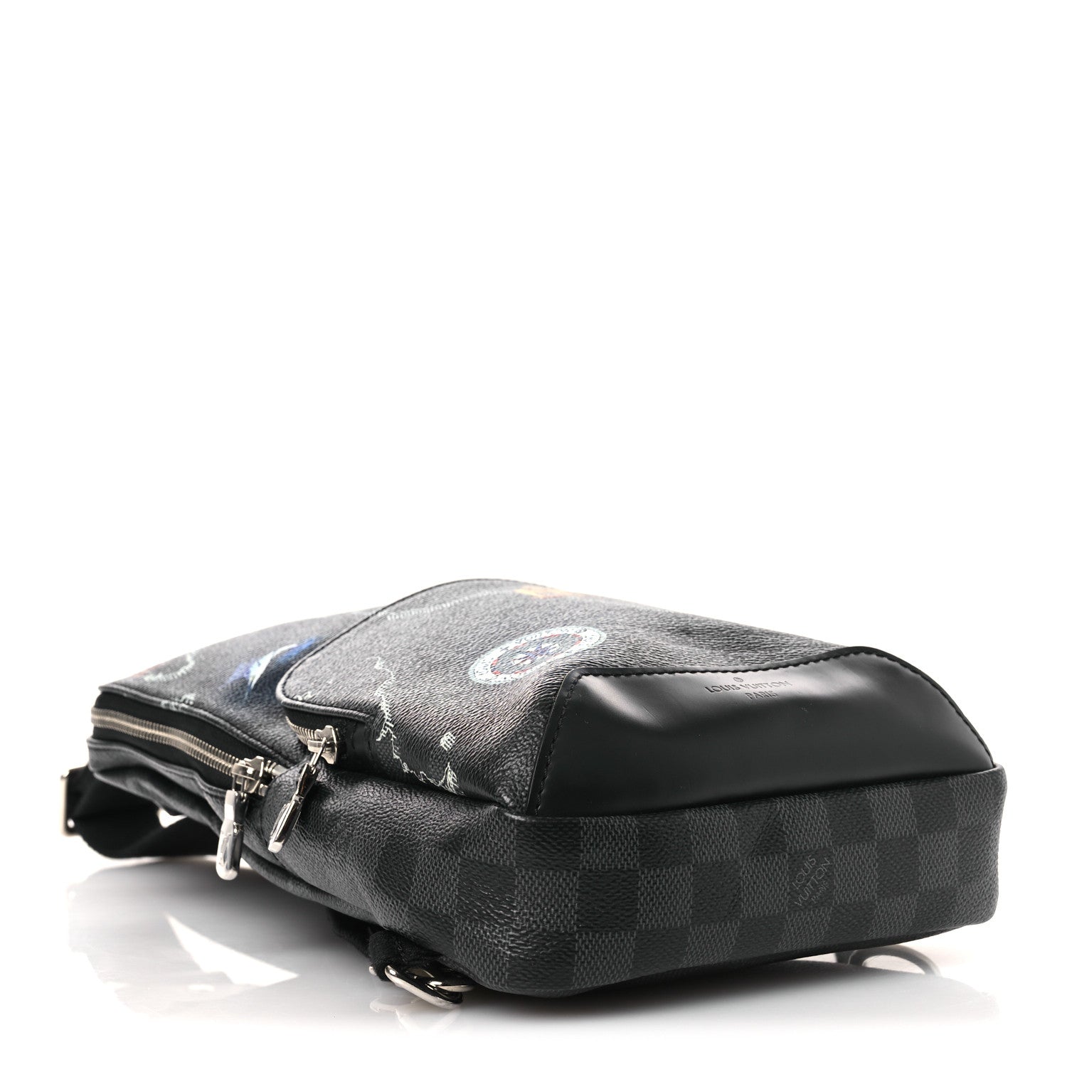 Louis Vuitton Damier Graphite World Map Avenue Sling Backpack 3 of 10
