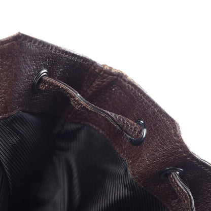 Gucci Monogram Backpack Dark Brown 13 of 21