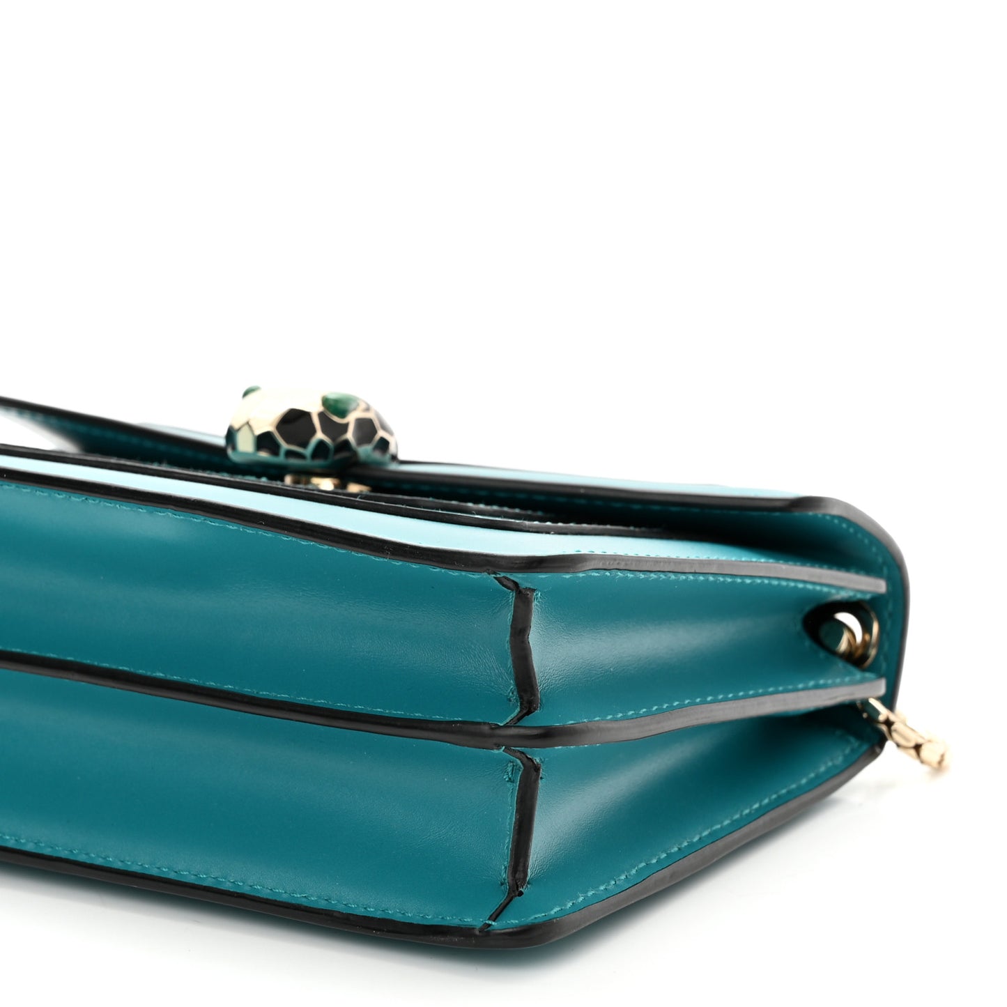 Calfskin Serpenti Forever Small Crossbody Bag Green