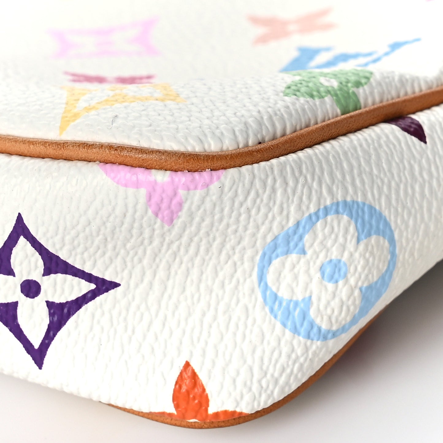 Monogram Multicolor Pochette Accessories White