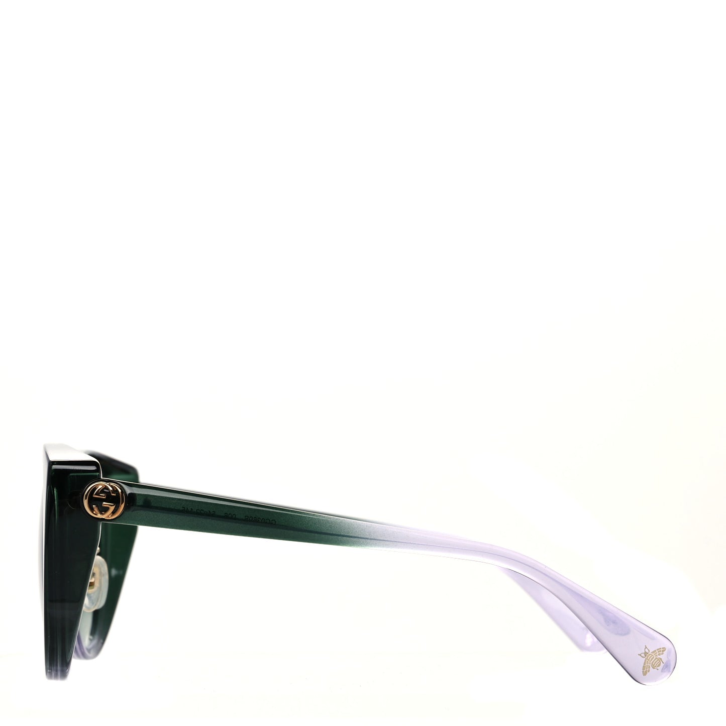 Acetate Cat Eye GG0369S Sunglasses GG Green