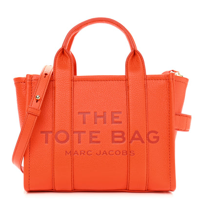 Marc Jacobs Grained Calfskin Small The Tote Bag Dragon Fire 1 of 11