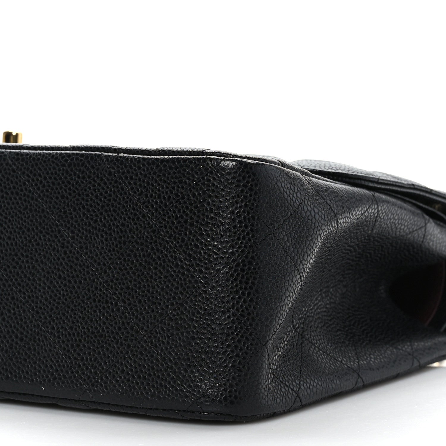 Chanel Caviar Quilted Jumbo Double Flap Black 9 of 9