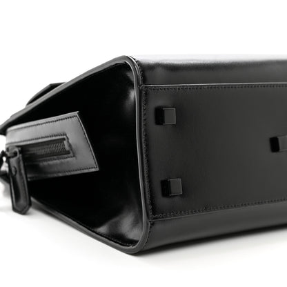 Saint Laurent Shiny Calfskin Small Uptown Tote Black 8 of 9