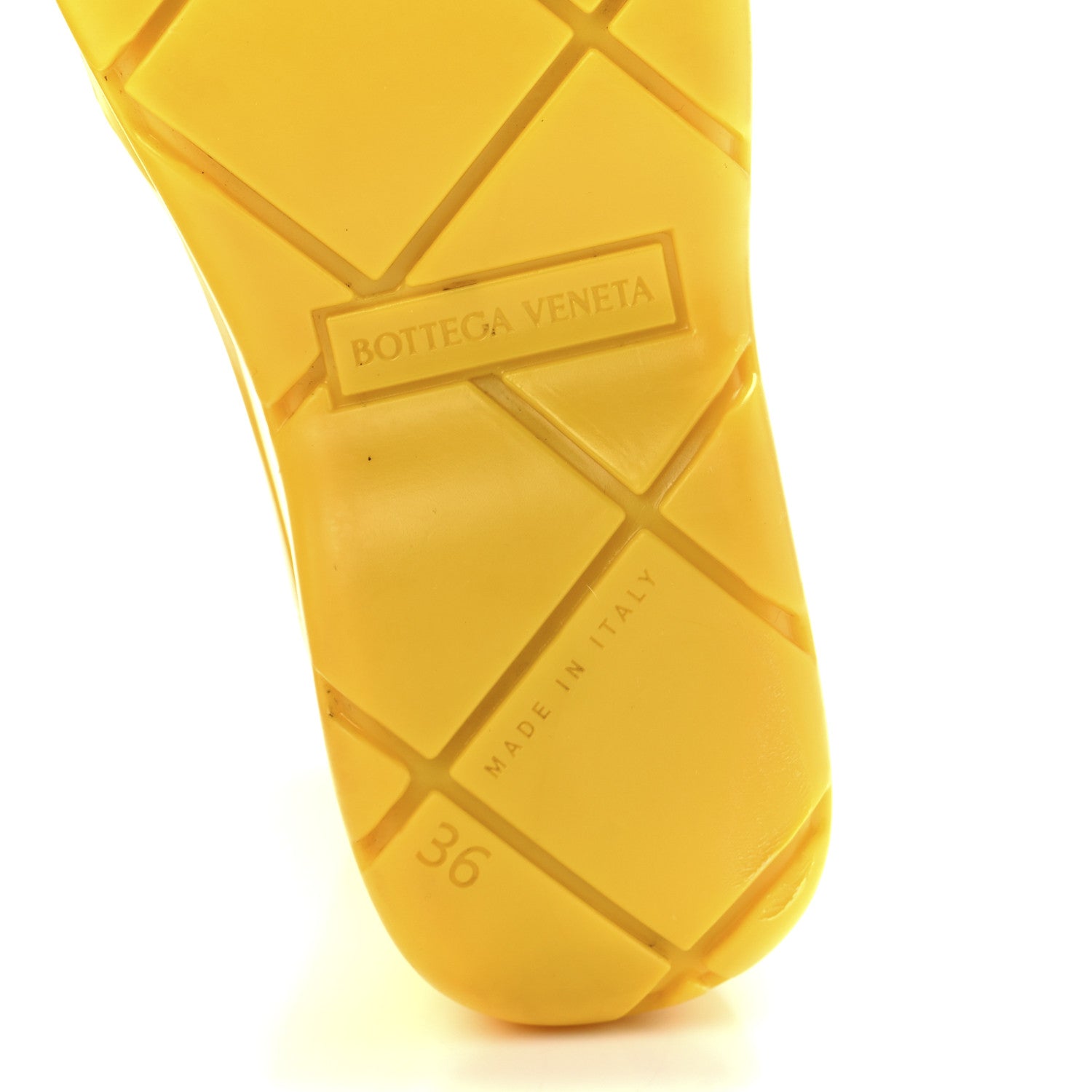 Bottega Veneta Rubber Puddle Ankle Boots 36 Egg Yolk 6 of 7