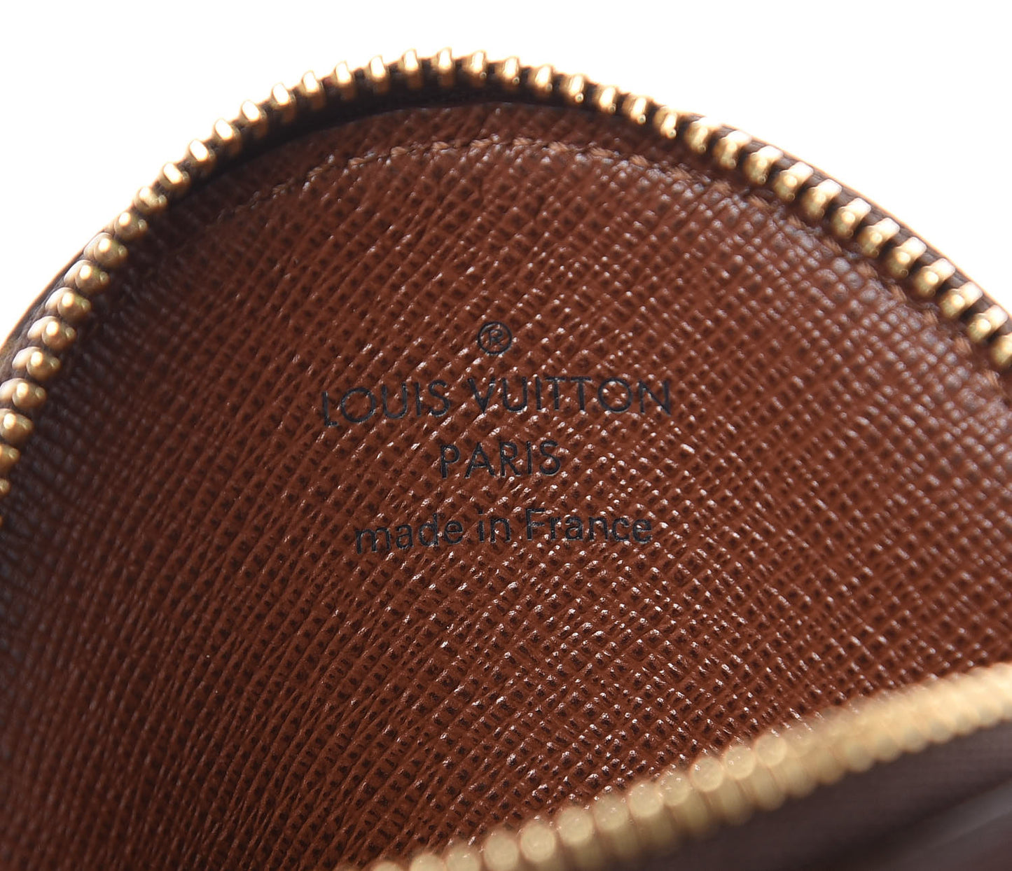 Monogram Round Coin Purse