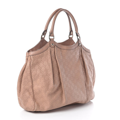 Gucci Guccissima Large Sukey Tote Winter Rose 3 of 11