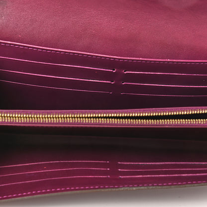 Louis Vuitton Vernis Sarah Wallet NM Amethyste 4 of 4