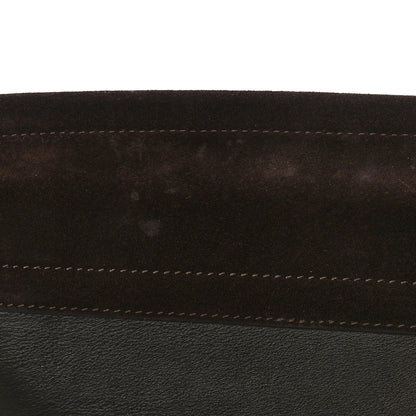 Chloe Calfskin Suede Medium Faye Shoulder Bag Carbon Brown 11 of 11
