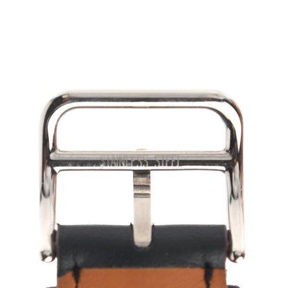 Hermes Swift 40mm Apple Watch Double Tour Band Indigo Craie Orange 5 of 5