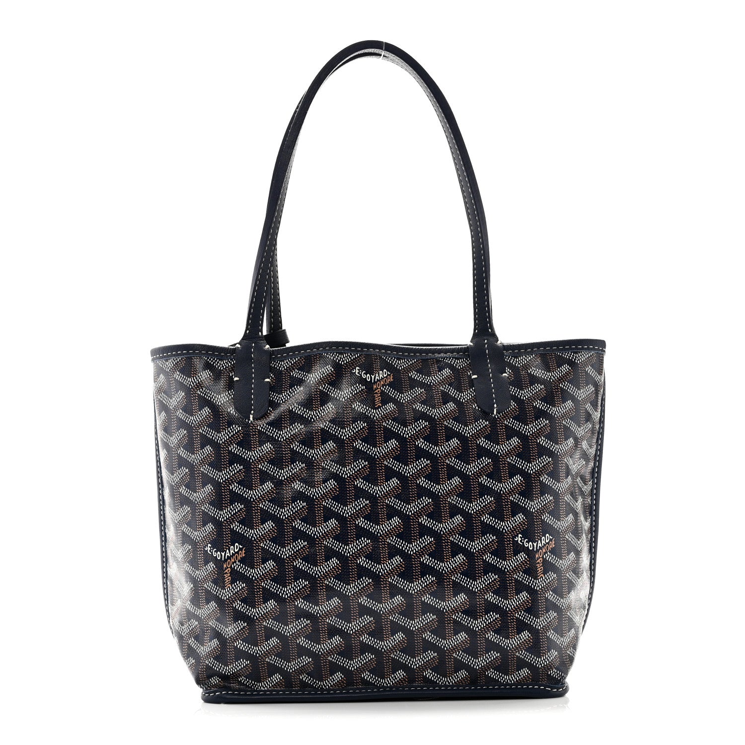 Goyard Goyardine Reversible Mini Anjou Navy 1 of 17