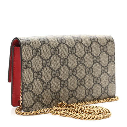 Gucci GG Supreme Monogram Mini Cherry Chain Bag 2 of 9