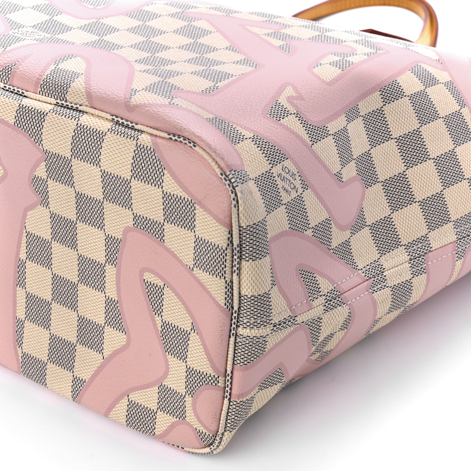 Louis Vuitton Damier Azur Tahitienne Neverfull MM 12 of 14