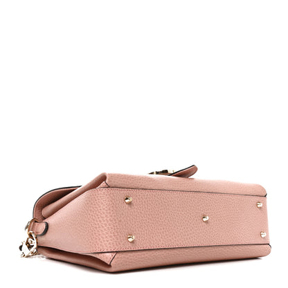 Gucci Dollar Calfskin Interlocking G Top Handle Shoulder Bag Soft Pink 4 of 10