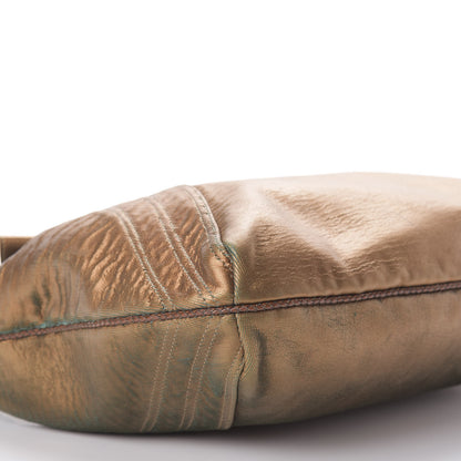 Fendi Nappa Fortuny Hologram Spy Hobo Bag Tobacco Oro Ambrato 6 of 14