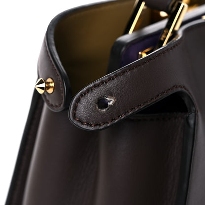 Fendi Vitello Tahiti Burro Bi-Color Medium Peekaboo Iconic Essentially Satchel Maya 11 of 13