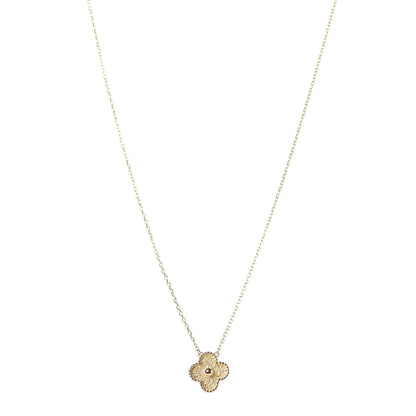 Van Cleef & Arpels 18K Yellow Gold Vintage Alhambra Pendant Necklace 1 of 6