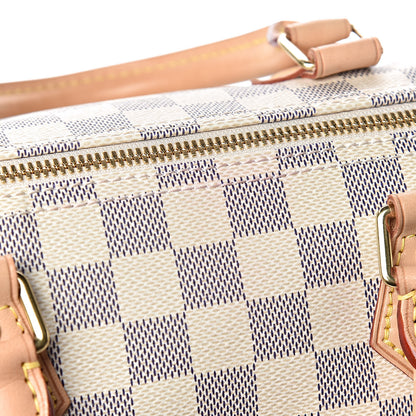 Louis Vuitton Damier Azur Speedy Bandouliere 30 9 of 12