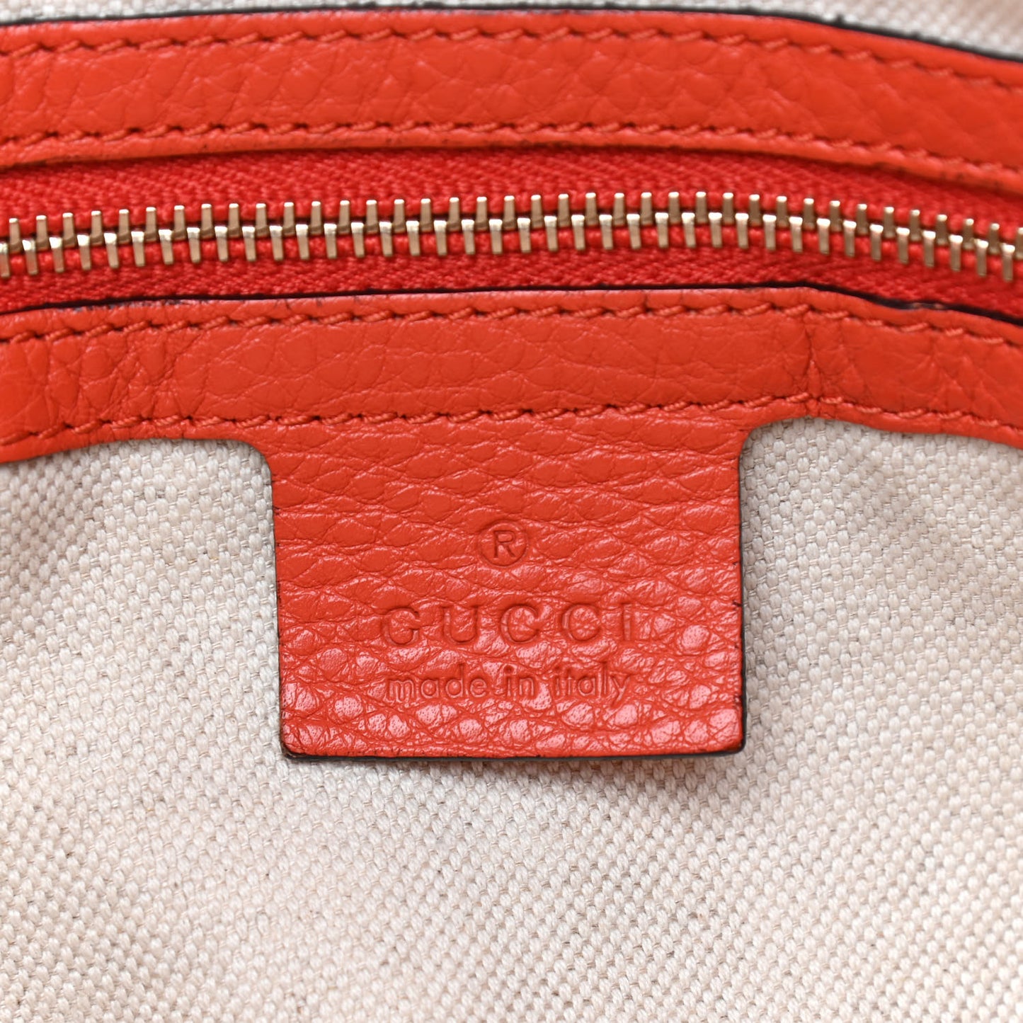 Cellarius Calfskin Medium Miss GG Top Handle Bag New Dark Orange