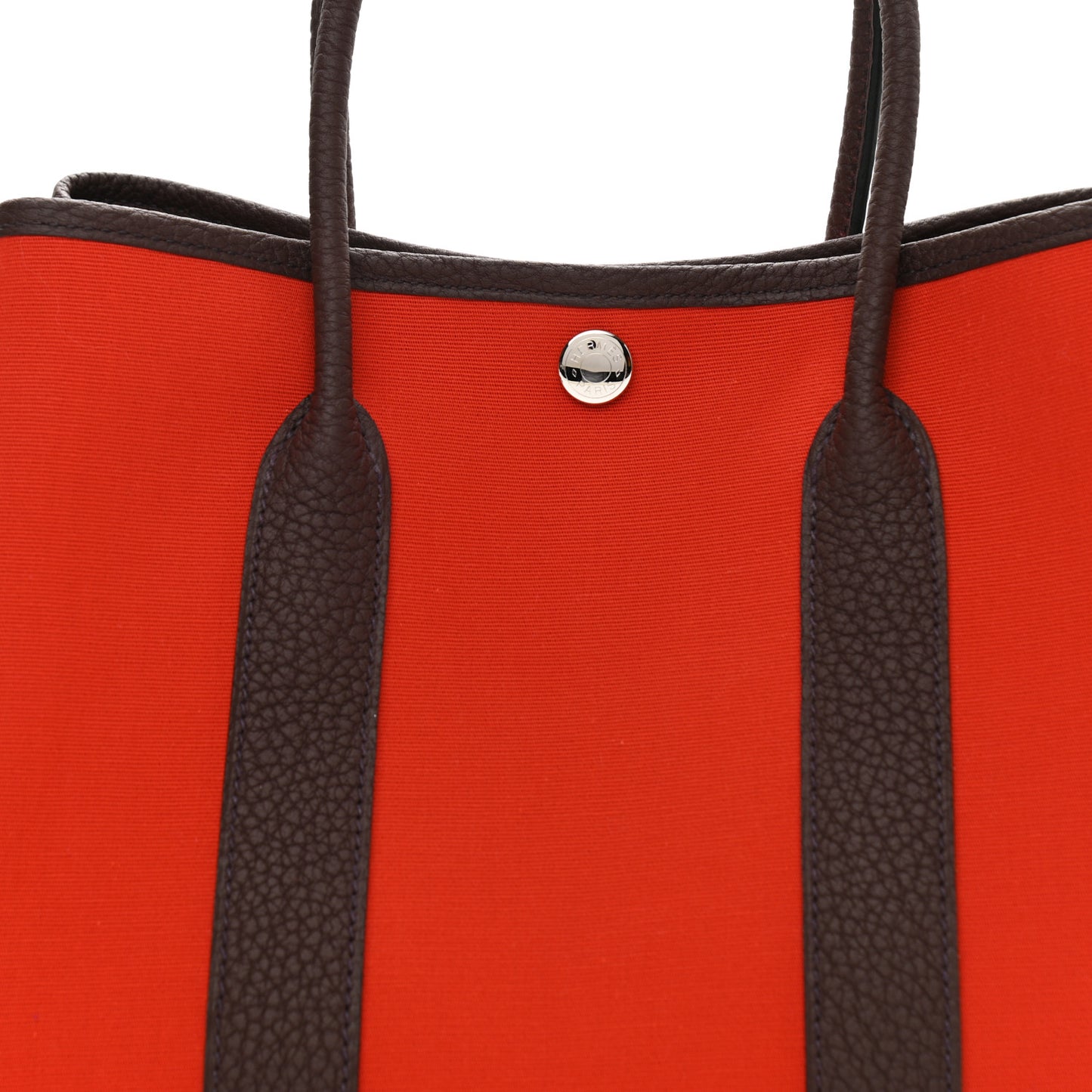 Toile Vache Country Garden Party Tote 30 TPM Orange Poppy Rouge Grenat