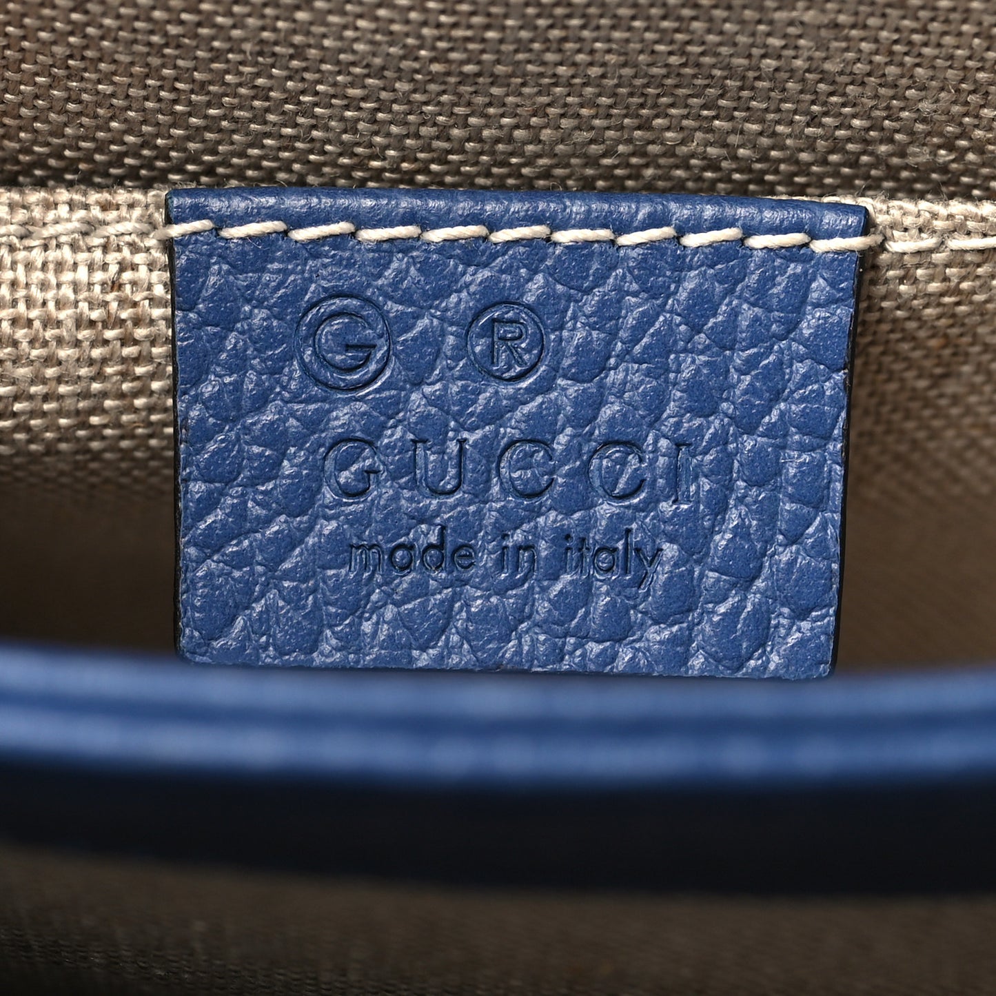 Dollar Calfskin Small Interlocking G Shoulder Bag Caspian