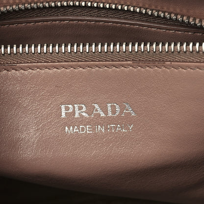 Prada Soft Calfskin Impunture Diagramme Tote Cipria 6 of 10