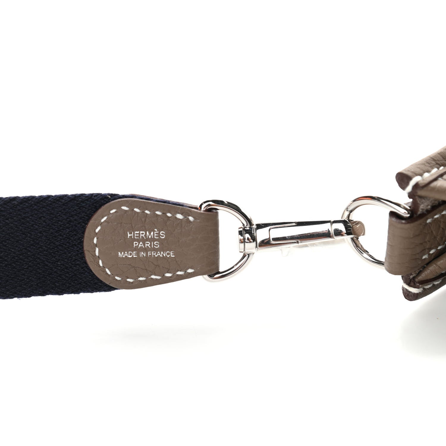 Hermes Taurillon Clemence Amazone Evelyne TPM Etoupe Bleu Indigo 6 of 10